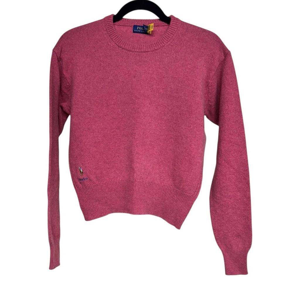 Polo Ralph Lauren Wool/Cashmere Blend Sweater Pink Women's Size XS
